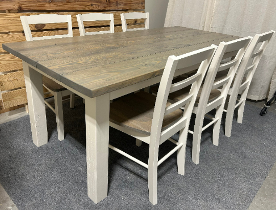 Real wood hotsell dining set