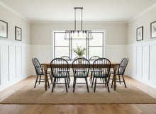 Load image into Gallery viewer, 7-Foot Farmhouse Table with Bench: Handmade Wooden Dining Set