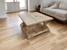 Load image into Gallery viewer, Farmhouse Coffee Table with Balustrade Legs (Simply White)
