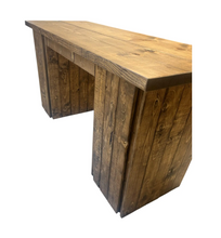 Load image into Gallery viewer, Rustic Farmhouse Desk: Provincial Brown Wooden Office Furniture