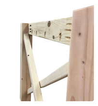 Load image into Gallery viewer, DIY Farmhouse Table Legs Wooden X Brace Base Rustic Dining Furniture Custom Build
