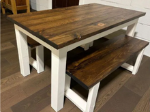 Load image into Gallery viewer, DIY Pine Bench Top Table Surface Wood Slab Console Entryway Sofa Farmhouse Rustic Custom