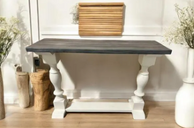 Load image into Gallery viewer, DIY Pine Bench Top Table Surface Wood Slab Console Entryway Sofa Farmhouse Rustic Custom