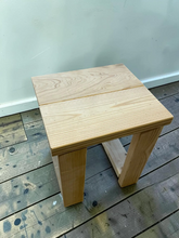 Load image into Gallery viewer, DIY Stool Kit Farmhouse Wood Kitchen Entryway Seating Unfinished Pine Rustic Custom Furniture