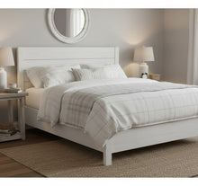 Load image into Gallery viewer, Farmhouse End Tables Set: Distressed White & Gray Wooden Side Tables