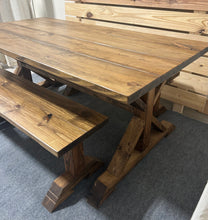 Load image into Gallery viewer, 6ft Classic Trestle Table With Benches (All Provincial)