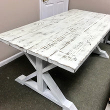 Load image into Gallery viewer, 6ft Classic Pedestal Table (Weathered White)