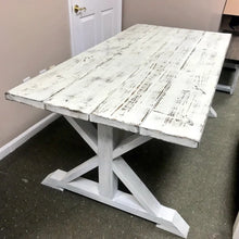 Load image into Gallery viewer, 6ft Classic Pedestal Table (Weathered White)