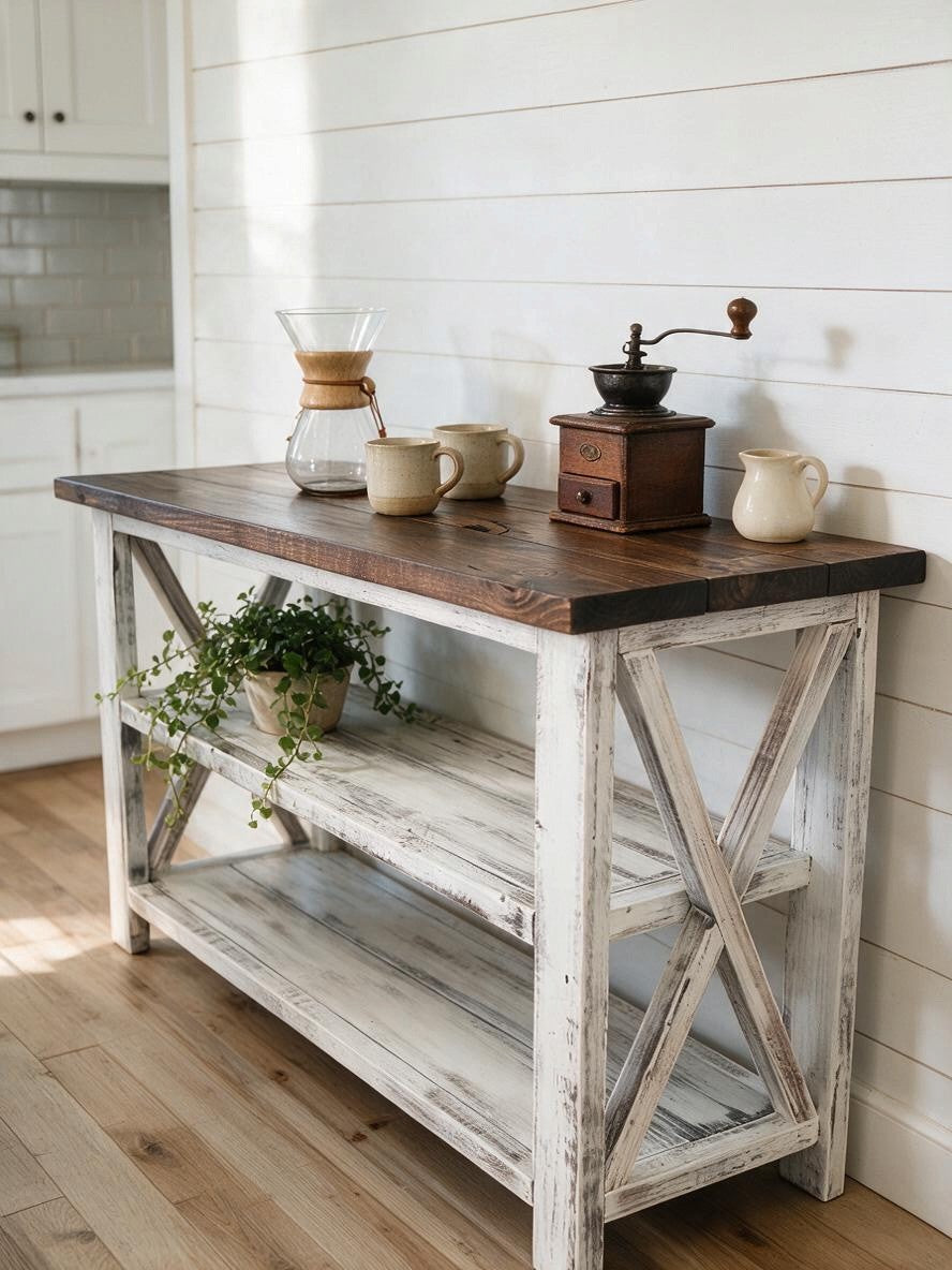 Farmhouse Coffee Station Ideas Without a Remodel – Curbside Treasures LLC