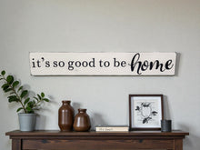 Load image into Gallery viewer, Handmade Wall Art "It's So Good to Be Home"
