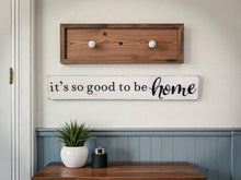 Load image into Gallery viewer, Handmade Wall Art "It's So Good to Be Home"

