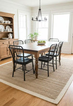 Load image into Gallery viewer, 7-Foot Farmhouse Table with Bench: Handmade Wooden Dining Set
