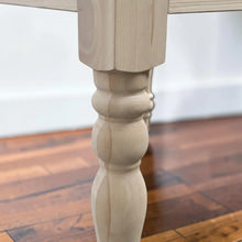 Load image into Gallery viewer, DIY Farmhouse Table Kit Turned Legs Unfinished Wood Base Fits 5-Foot or 6-Foot Tops
