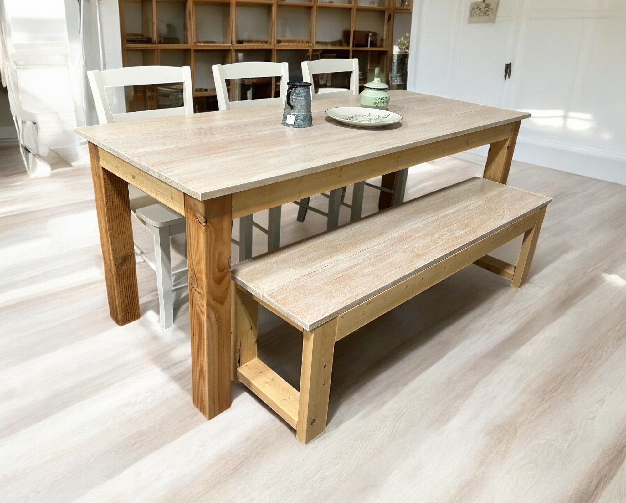 Oak table and chairs for sale near me sales