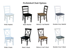 Load image into Gallery viewer, Farmhouse Table With Trestle Base and Chair Option, 6ft Stained Dining and Pedestal Kitchen Set, Wooden Table
