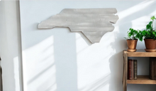 Load image into Gallery viewer, Large North Carolina Wooden Wall Sign – Rustic NC State Decor
