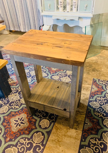 Rustic Console Table: Farmhouse Entryway Buffet, Provincial Top