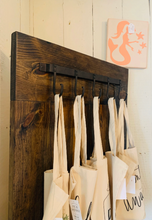 Load image into Gallery viewer, Rustic Farmhouse Hall Tree: Solid Wood Entryway Bench with Storage
