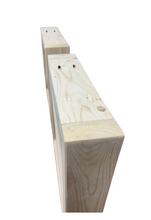 Load image into Gallery viewer, Unfinished Wooden Bench Legs - DIY Wood Base
