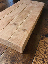Load image into Gallery viewer, Dining Table Legs 4x4 Wood Furniture Base Unfinished DIY Farmhouse Square Solid Pine Custom
