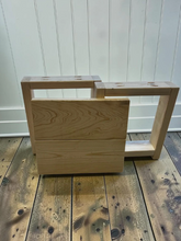 Load image into Gallery viewer, DIY Stool Kit Farmhouse Wood Kitchen Entryway Seating Unfinished Pine Rustic Custom Furniture
