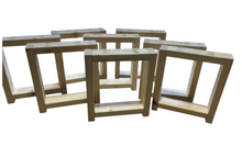 Load image into Gallery viewer, DIY Stool Kit Farmhouse Wood Kitchen Entryway Seating Unfinished Pine Rustic Custom Furniture

