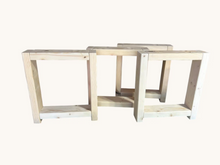Load image into Gallery viewer, Unfinished Wooden Bench Legs - DIY Wood Base

