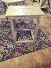 Load image into Gallery viewer, Farmhouse End Tables and Coffee Table Set: Gray Whitewash Wood
