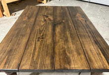 Load image into Gallery viewer, Large Farmhouse Turned Leg Coffee Table (Dark Walnut)
