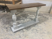 Load image into Gallery viewer, Rustic Farmhouse Entryway Table (Provincial Brown) - Curbside Treasures LLC

