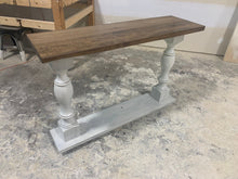 Load image into Gallery viewer, Rustic Farmhouse Entryway Table (Provincial Brown) - Curbside Treasures LLC
