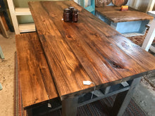 Load image into Gallery viewer, 6ft Double X Farmhouse Table (Classic Gray, Provincial)
