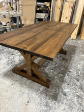 Load image into Gallery viewer, 6ft Trestle Modern Farmhouse Table (Provincial)

