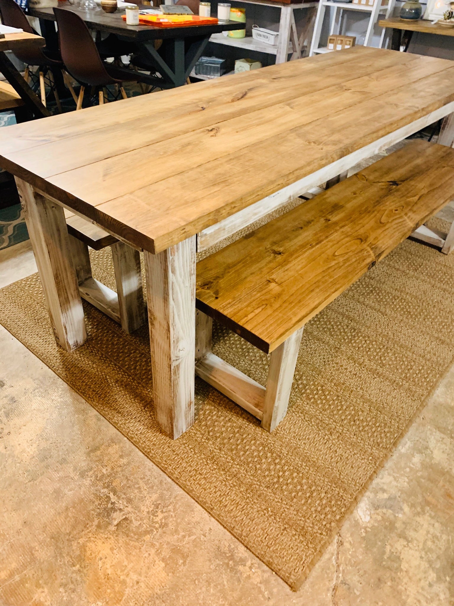 Narrow rustic table deals