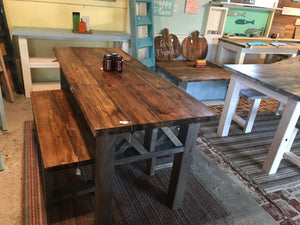 6ft Double X Farmhouse Table (Classic Gray, Provincial)