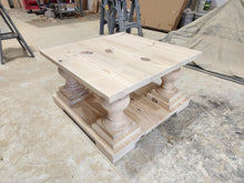 Load image into Gallery viewer, Farmhouse Coffee Table with Balustrade Legs (Simply White)
